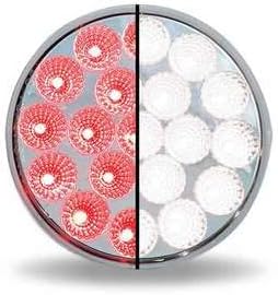 Trux Accessories TLED-4X40G 4" Dual Red/White Stop, Turn & Tail LED with Grote Light Harness (19 Diodes)