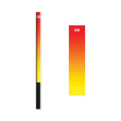 Bohning 5.5" Traditional Arrow Wraps, Standard, Hot Sun