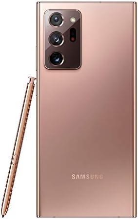 SAMSUNG Galaxy Note 20 Ultra 5G Cell Phone, Factory Unlocked Android Smartphone, 128GB, S Pen Included, Mobile Gaming, 6.9” Infinity-O Display Screen, Long Battery Life, US Version, Mystic Bronze