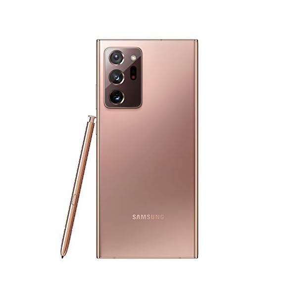 Samsung-Galaxy-Note-20-Ultra-5G-Factory-Unlocked-Android-Cell-Phone-128GB-US-Version-Mobile-Gaming-Smartphone-Long-Lasting-Battery-Mystic-Bronze SAMSUNG Galaxy Note 20 Ultra 5G Cell Phone, Factory Unlocked Android Smartphone, 128GB, S Pen Included, Mobile Gaming, 6.9” Infinity-O Display Screen, Long Battery Life, US Version, Mystic Bronze