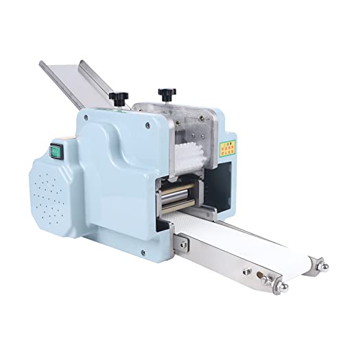 Electric Dumpling Wrapper Maker, 140W Commercial Dumpling Skin Machine 3.15inch Round Mold Dough Processing Machine 40 Pieces/Min