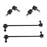 TRQ Front & Rear Sway Bar Stabilizer Link Set Compatible with 2010-2013 Mazda 3 2008-2013 Volvo C30 2006-2013 C70 2004-2011 S40 2005-2011 V50