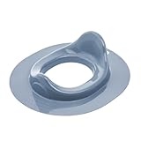 Rotho Babydesign Bella Bambina WC-Sitz - Kinder-WC-Sitz in Blau - Nachhaltiger Toilettenaufsatz für Kinder mit rutschfestem Design