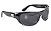 Pacific Coast Wrap Face Hugging Riding Glasses (Black Frame/Smoke Lens)