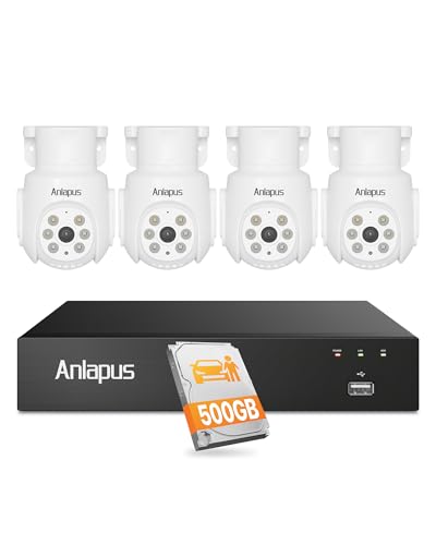 Anlapus 5MP 4-Cam 360° Security System