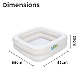 Bestway Up, In & Over Baby Duschbadewanne, Weiß, 86 x 25 cm - 6