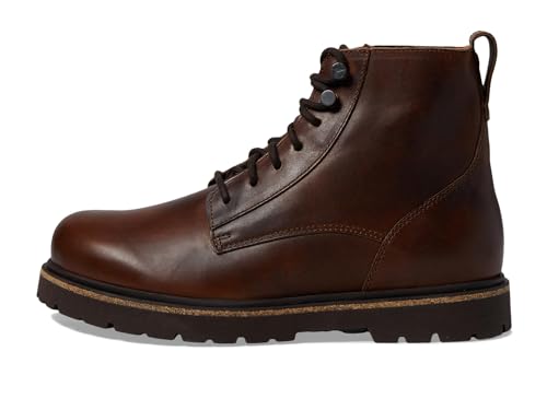 Image of Birkenstock mens Highwood Mid Lace-up Deep Blue - Leather