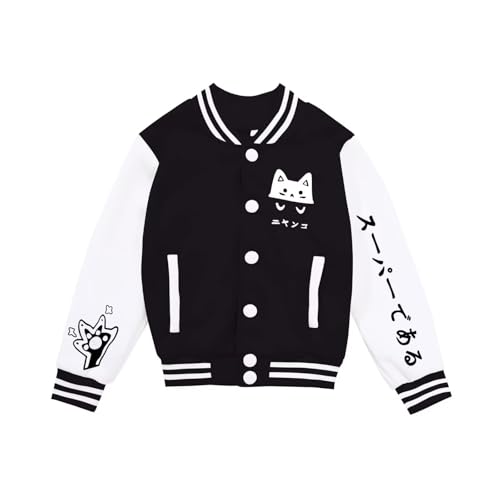 Image of ACEFAST INC Kids Boys Girls Baseball Jacket Varsity Jacket Casual Sport Coat Cardigan Sweatshirt Uniforms Youth 2-13 Year