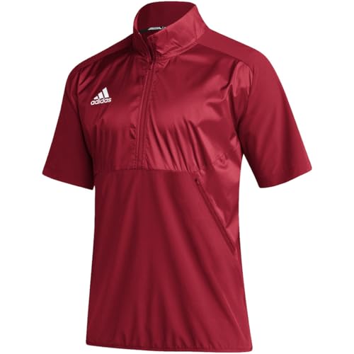 Amazon.com: adidas Sideline Short Sleeve Quarter Zip Mens Training