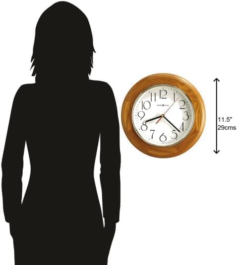 Dalton Gardens Champagne Oak Wall Clock