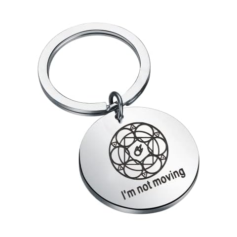FAADBUK FF14 Black Mage Ley Lines Keychain FF14 Gift for Gamer I’m Not Moving (I’m Not Moving) Cover
