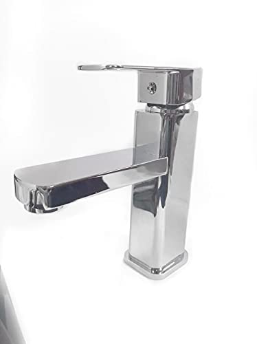 Torneira Misturador Monocomando Baixa para Banheiro/Lavatório
