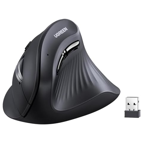 UGREEN Ergonomic Vertical Mouse with Dual Connectivity Cover