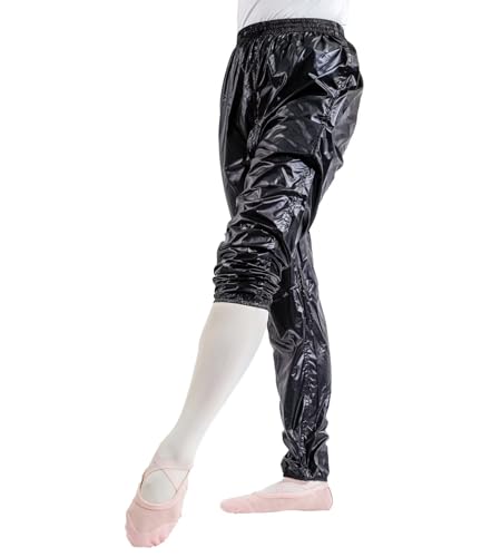 flexdans Sudarella Danza,Pantaloni da Balletto Ripstop, Pantaloni da Ballo da Riscaldamento per Donna Black S