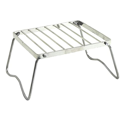 Table pliante de camping en acier inoxydable durable, support barbecue de précision - 2