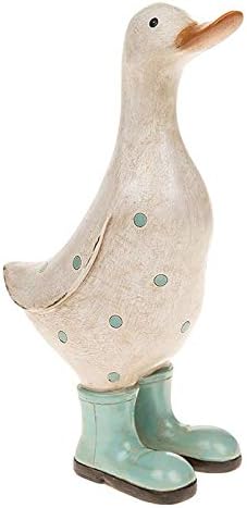David's Polka Dot Duck Medium Aqua Ornament