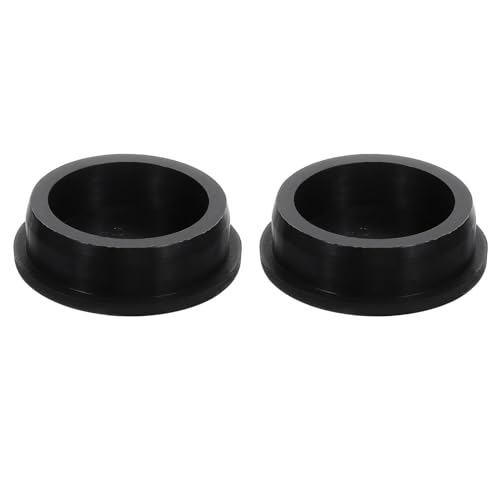 Image of uxcell 2 Pcs Black Plug Holes, Waterproof Rubber Button Plug for 48mm / 1.89 inch Hole