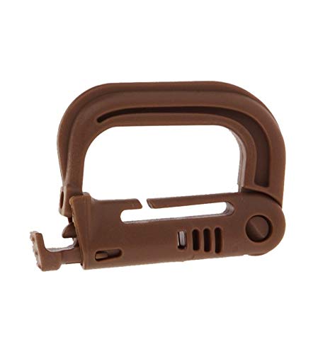 Nema Molle Backpack Carabiner Snap D-Ring Clip Keyring Locking - Brown-image-33