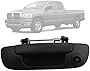 Dasbecan Tailgate Handle with Backup Rear View Camera Compatible with 2002-2008 Dodge Ram 1500 2500 3500 Reverse Camera Waterproof Safety Night Vision (RCA Connector)