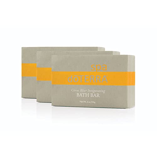 doTERRA - SPA Citrus Bliss Invigorating Bath Bar - 4 oz - 3 Pack