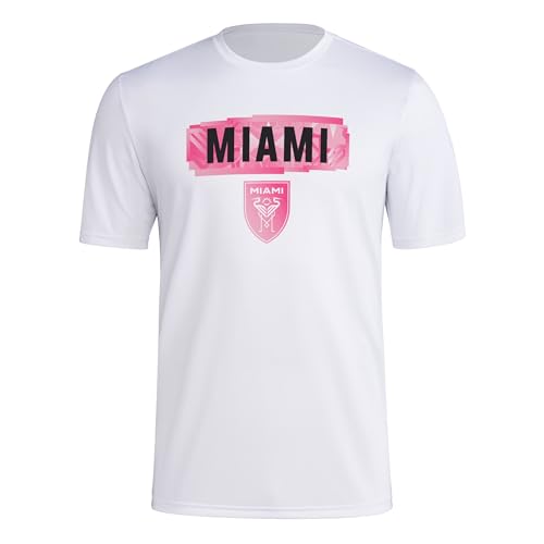 Image of adidas Men's Inter Miami CF Local Pop Short Sleeve Pre-Game T-Shirt