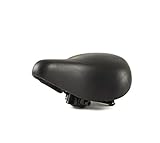 Critical Cycles Parker Touring Bike Saddle with Coil Spring Suspension, Black