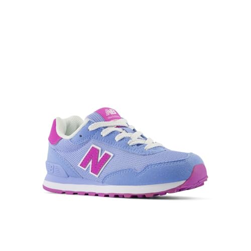 New Balance 515 V1 Lace-up Sneaker, Electric Sky/Passion Fruit, 4.5 Wide US Unisex Big_Kid4