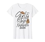 Girls Trip Nashville 2026 Bachelorette Party Travel T-Shirt