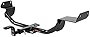 CURT 113683 Class 1 Trailer Hitch with Ball Mount, 1-1/4-In Receiver, Fits Select Kia Forte