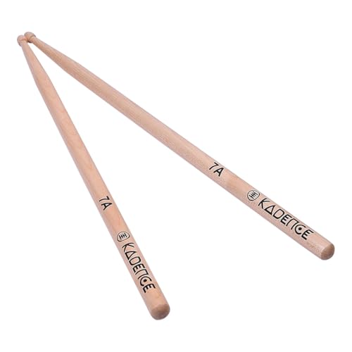 Image of Kadence MW7A-C Jamming Series Drumsticks Combo | Pack of 2 | 7A Size Maple Wood | Acorn Tip with Smooth Matte Finish | Pair Weighs 62 g | Natural