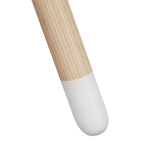 Relaxdays Tischlampe Kinderzimmer, Nachttischlampe für Mädchen, E14, runder Stoffschirm mit Sternen, 40 cm hoch, 50% Eisen , rosa