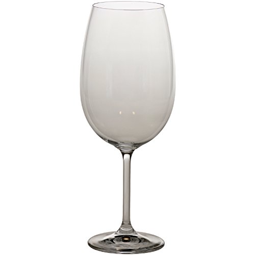 DONREGALOWEB Set de 6 Copas de Cristal de Bohemia de Vino en Color Transparente