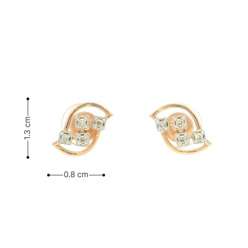 Image of WHP Jewellers 14KT Diamond Earrings for Women - Womens Diamond Earrings - Fashionable Jewellery for Great Gifting