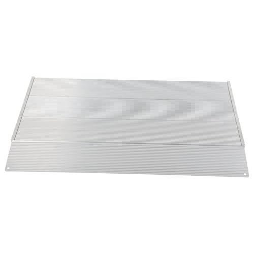 ECCPP Adjustable Wheelchair Ramp 600lbs Capacity Aluminum Portable Telescoping Ramp, for Steps, Home, Stairs, Doorways 4FT Non-Skid Threshold Ramp