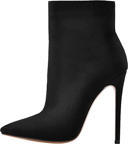 Only maker Damen Spitz Stiefeletten Stiletto Ankle Boots Pointed Toe...