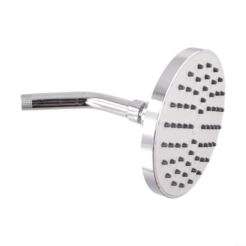 Pomme de douche effet pluie finition chromée avec technologie Air-In pour augmenter la pression, pommeau de douche haute pression pour basse pression d'eau, buses autonettoyantes, 15,2 cm