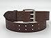 Handmade Double Hole Belt Genuine Bridle Leather 1.5 Inches Wide