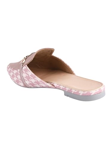 Image of TRYME Trending Stylish Buckle Bellies Soft & Comfortable Flat Mules Sandal for Womens and Girls
