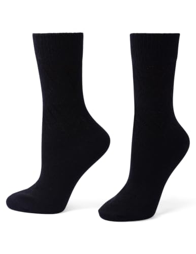 Image of HUE womens Crew Length Boot Socks, 2 Pair Pack