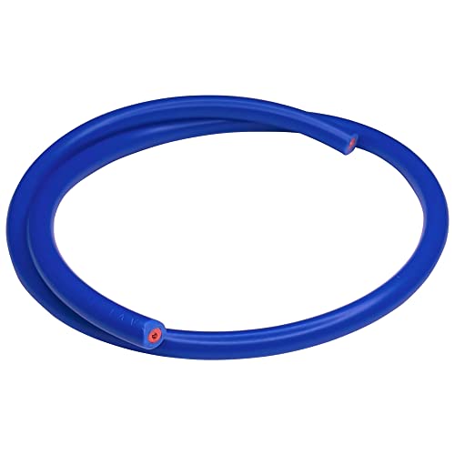 cyclingcolors Fil à Bougie diamètre 7mm Longueur 1m Bleu Cable cuivre Tondeuse Tracteur remorque Voiture