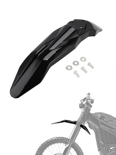 Silutrcn Front Fender for Talaria Sting Motorcycle Mud Guard Protector Mudguard for Electric Dirt Bike Ebike Taparia Sting MX3/Taparia Sting R MX4/Taparia Sting MX5 Pro Black
