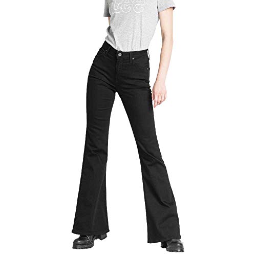 Lee - Jeans Damen - High Waist Bootcut Fit - Breese Boot - Schwarz Rinse – Ansicht 1
