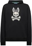 Psycho Bunny Felpa Con Cappuccio Ricamata Ryder Bunny Patch, Nero, L - 2