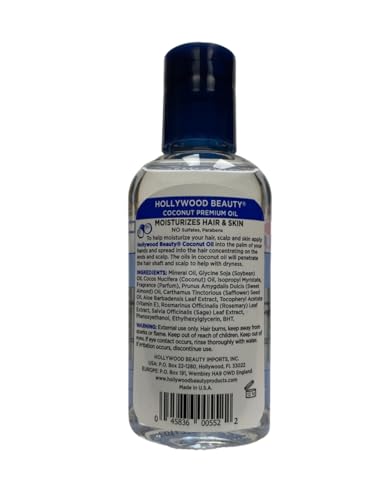 Hollywood Beauty Coconut Oil, 2 Ounce - Thumbnail 2