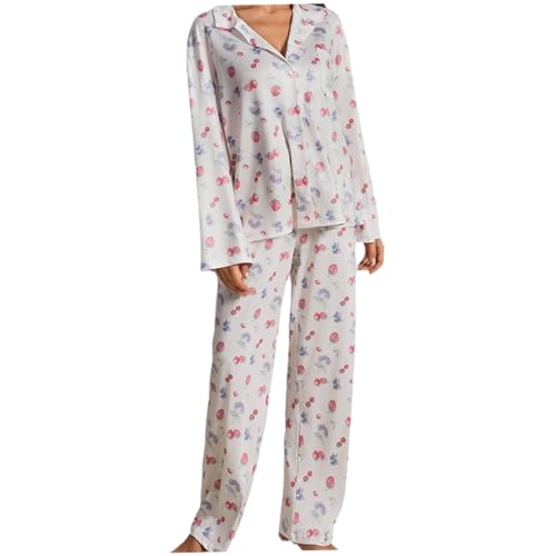 Pyjama floral femmes pour vos soirées cocooning en pantalon large et chemise