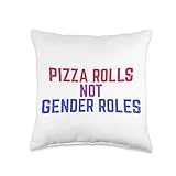 Trans Pronouns Gay Pride Color Flag Queer Rights Pizza Rolls Not Gender Roles Non Binary Genderfluid...