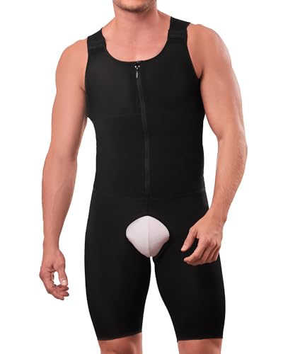 SHAPE CONCEPT Faja Colombiana Para Hombre 364 High Compression Mens Shapewear Knee Lenght with Frontal Zipper - Main Image