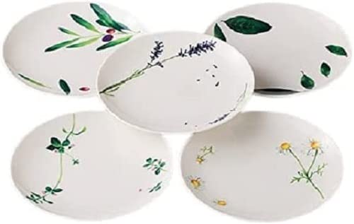 エールネット(Ale-net) ケーキ皿 デザート皿 5枚セット 直径15..5×高さ2cm リゾート プチケーキ皿セット 磁器 美濃焼