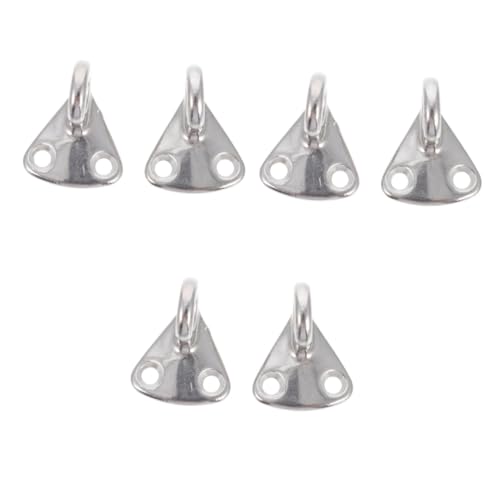 ifundom 6pcs Stainless Steel Boat Hooks Heavy Duty Mudguard Hooks for Yacht and Useful for Docking Adjustments Smooth Edges Premium Quality Accessories