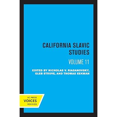 California Slavic Studies, Volume XI